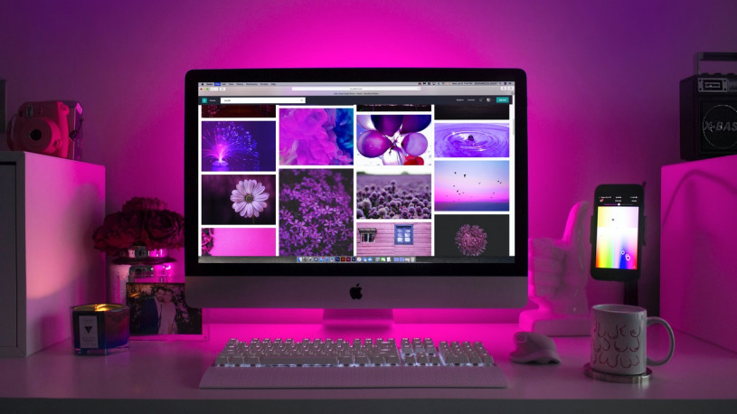 silver-imac-displaying-collage-photos-1779487