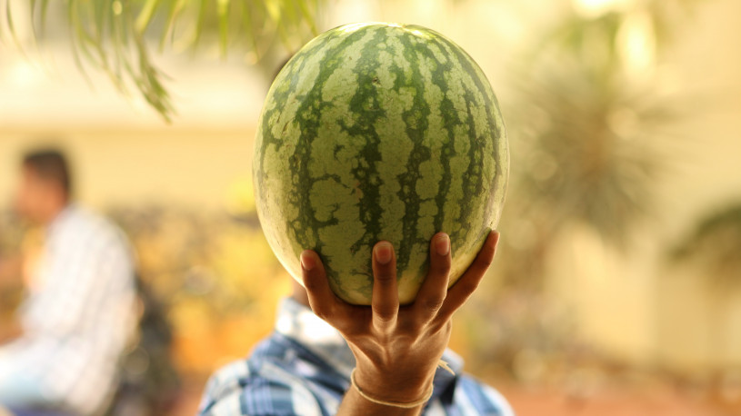 selective-focus-photo-of-man-raising-the-watermelon-974561